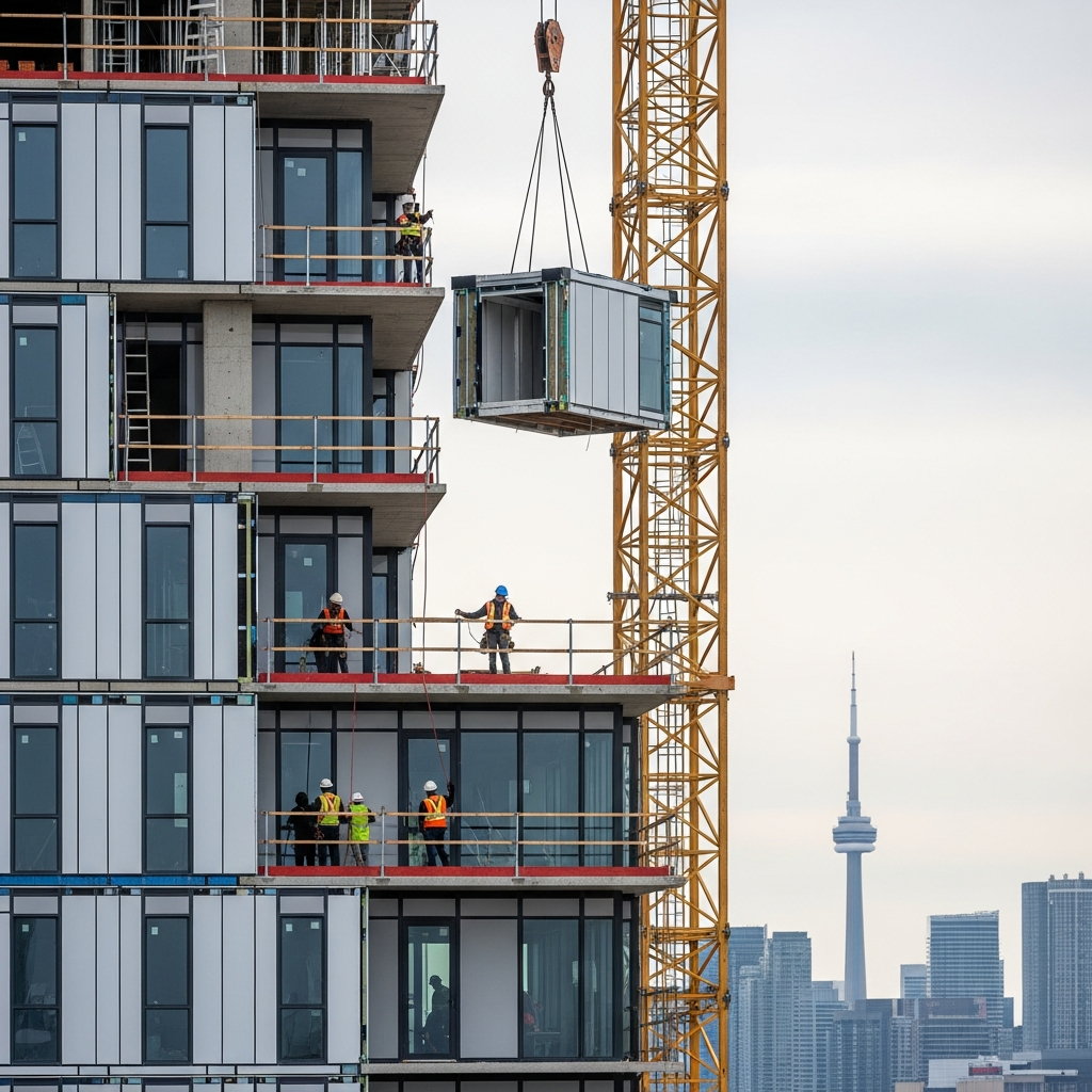Toronto's Green Standard Fuels Modular Balcony Boom