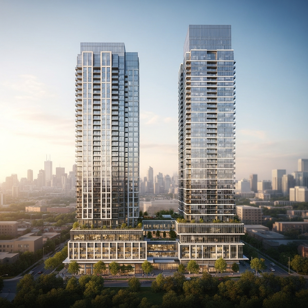 Mount Dennis Skyward: 43-Storey Rental Towers Proposed