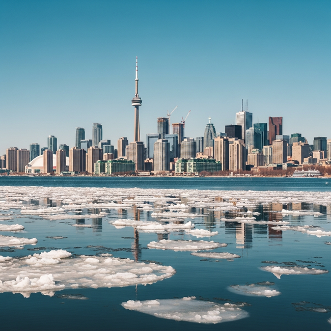 Toronto Harbour Thawing: Spring Signals New Beginnings