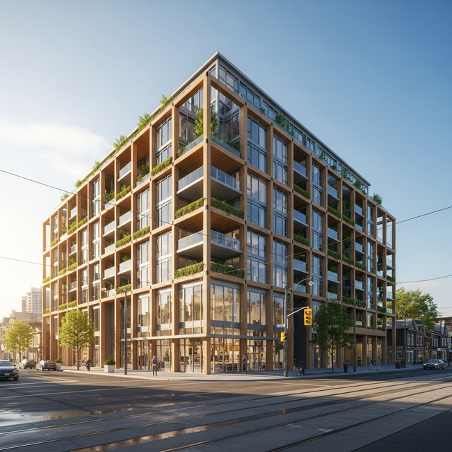 Mass Timber Rental Proposed for Dufferin Grove