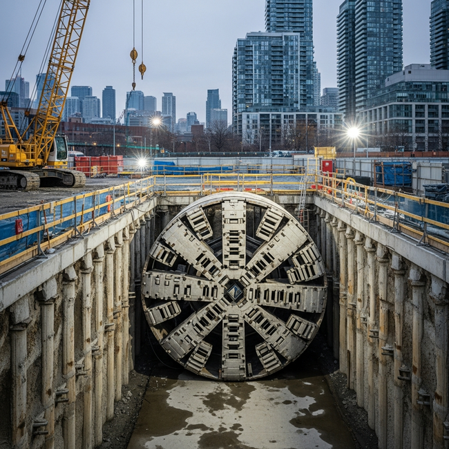 Ontario Line Progress: Tunnel Boring Machines Begin Their Eastward Trek