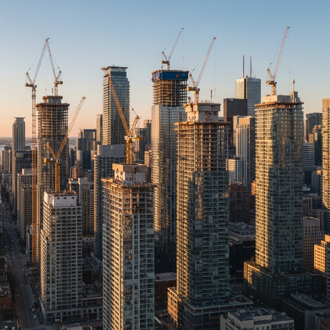 GTHA Crane Count Stagnates: What 243 Active Sites Mean for Buyers