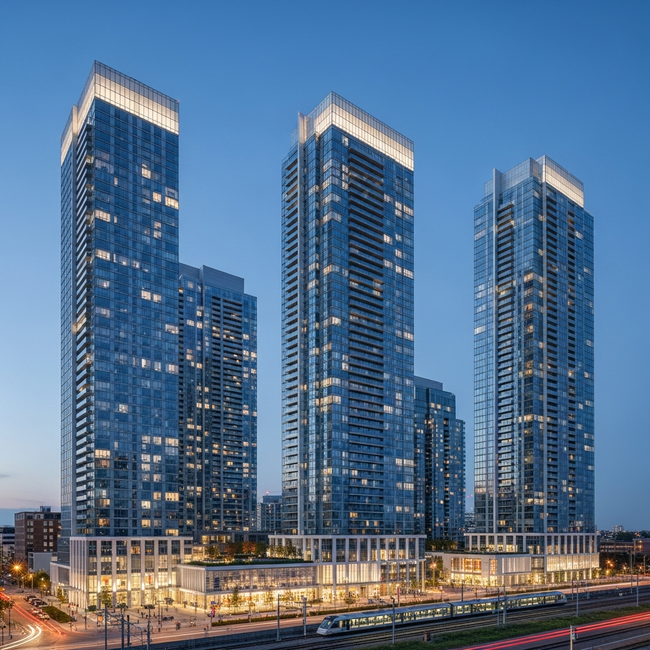 Mimico’s Skyline Shift: 54-Storey Rental Towers Replace Condo Plans