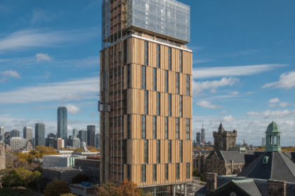 Canada's Tallest Academic Timber Tower Nears Completion at U of T